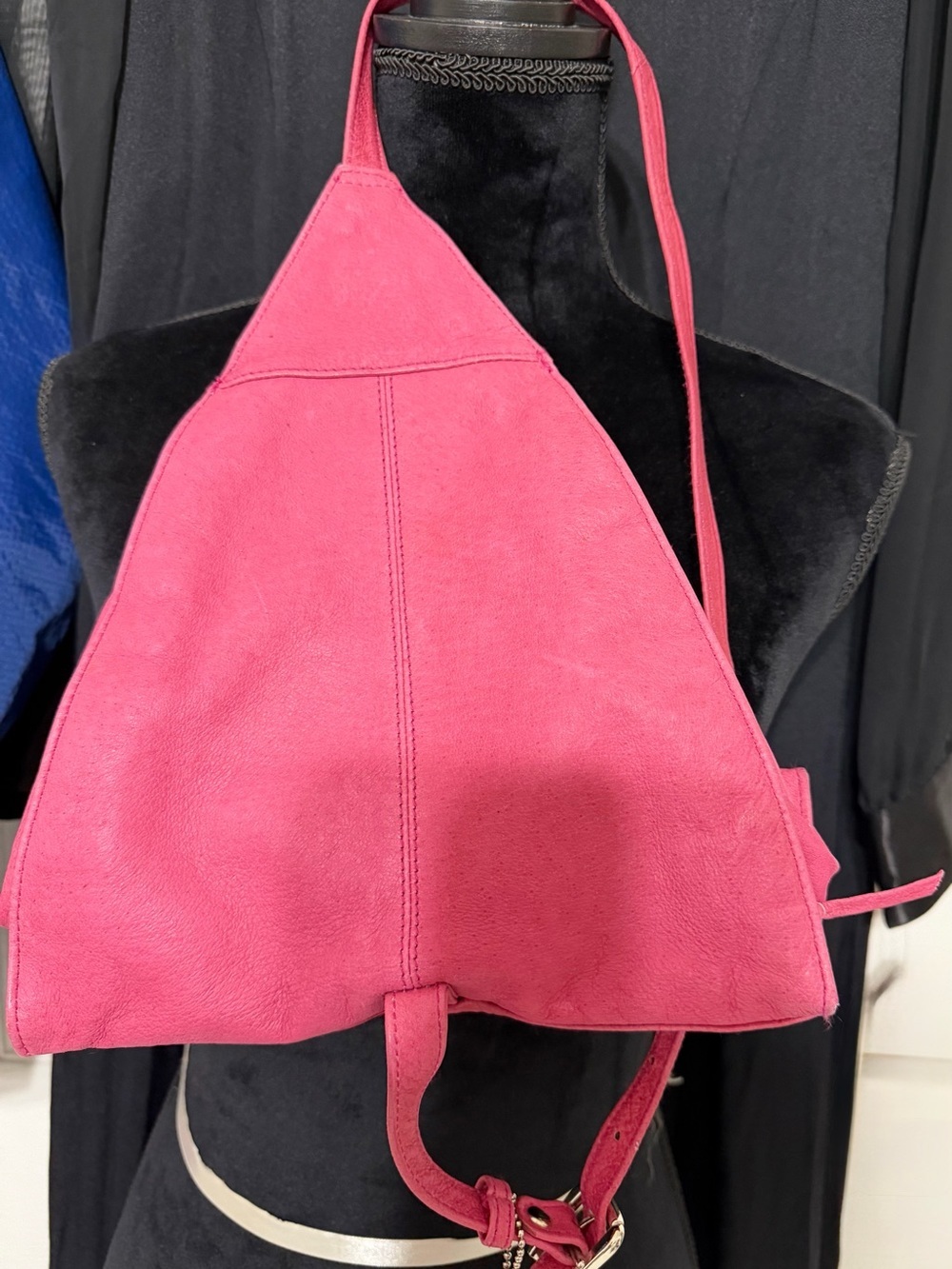 Nina Donna crossbody pink bag hidden pocket - Picture 2 of 9